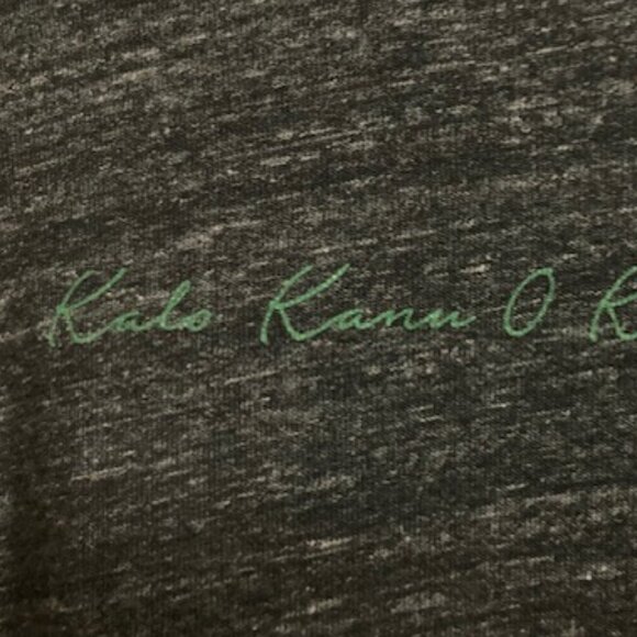 Kala Kanu O Ka Aina(Plants of the Land)Kalo Hawaii Maxi Dress Sleeveless Gray XL - Picture 8 of 16